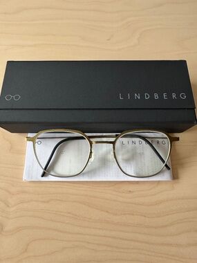 Brand New Lindberg Blok Titanium Eyeglasses with Case